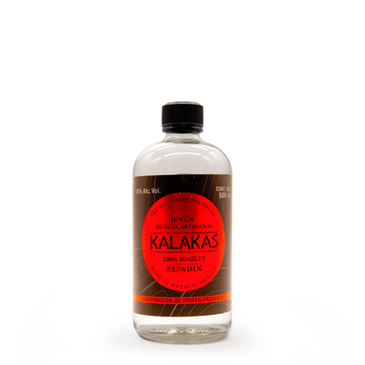 Mezcal Artesanal Kalakas Joven Espadín 500 ml 45% Alc. Vol. - Mezcal Artesanal De Oaxaca Mezcal Artesanal Kalakas Joven Espadín 500 ml 45% Alc. Vol. - Mezcal Artesanal De Oaxaca