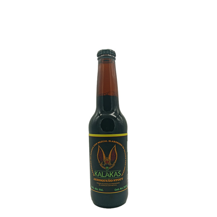 Kalakas Stout Arroqueño Bebida alcohólica preparada negro - Mezcal Artesanal De Oaxaca Kalakas Stout Arroqueño Bebida alcohólica preparada negro - Mezcal Artesanal De Oaxaca