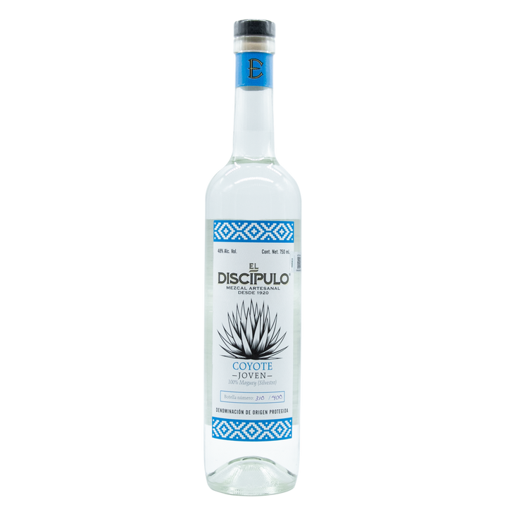 Mezcal Artesanal El Discípulo 100% Maguey Coyote Joven 750ml