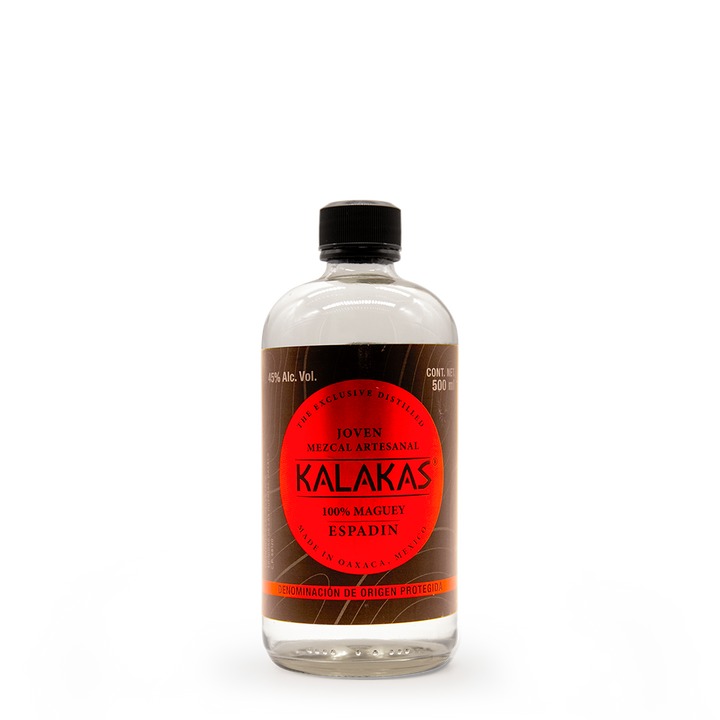 Mezcal Artesanal Kalakas Joven Espadín 500 ml 45% Alc. Vol.